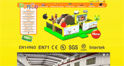 Desktop Screenshot of pangoinflatable.com